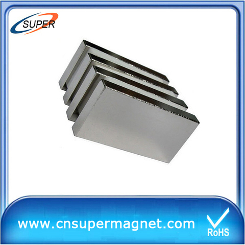 Sintered 50*50*10mm Neodymium Magnetic Block