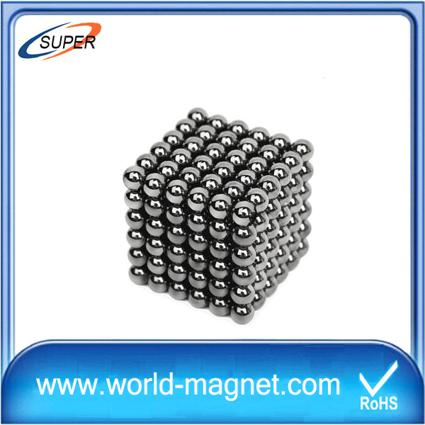 Neo Magic Puzzle Cube 5mm balls magnetic balls with tin box for cheap sale