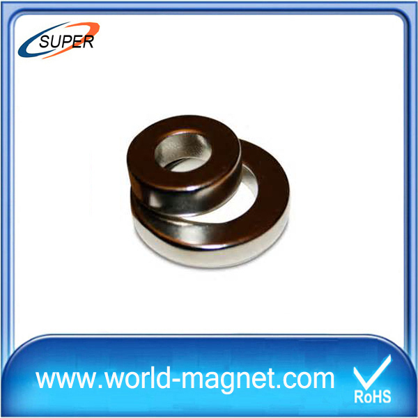 Large ring neodymium rare earth monopole magnet for sale
