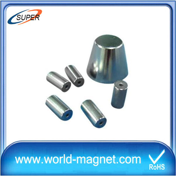 Strong N38 Sintered Neodymium Cylinder Magnets