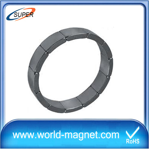 Customized Rare Earth Arc Neodymium Magnet 